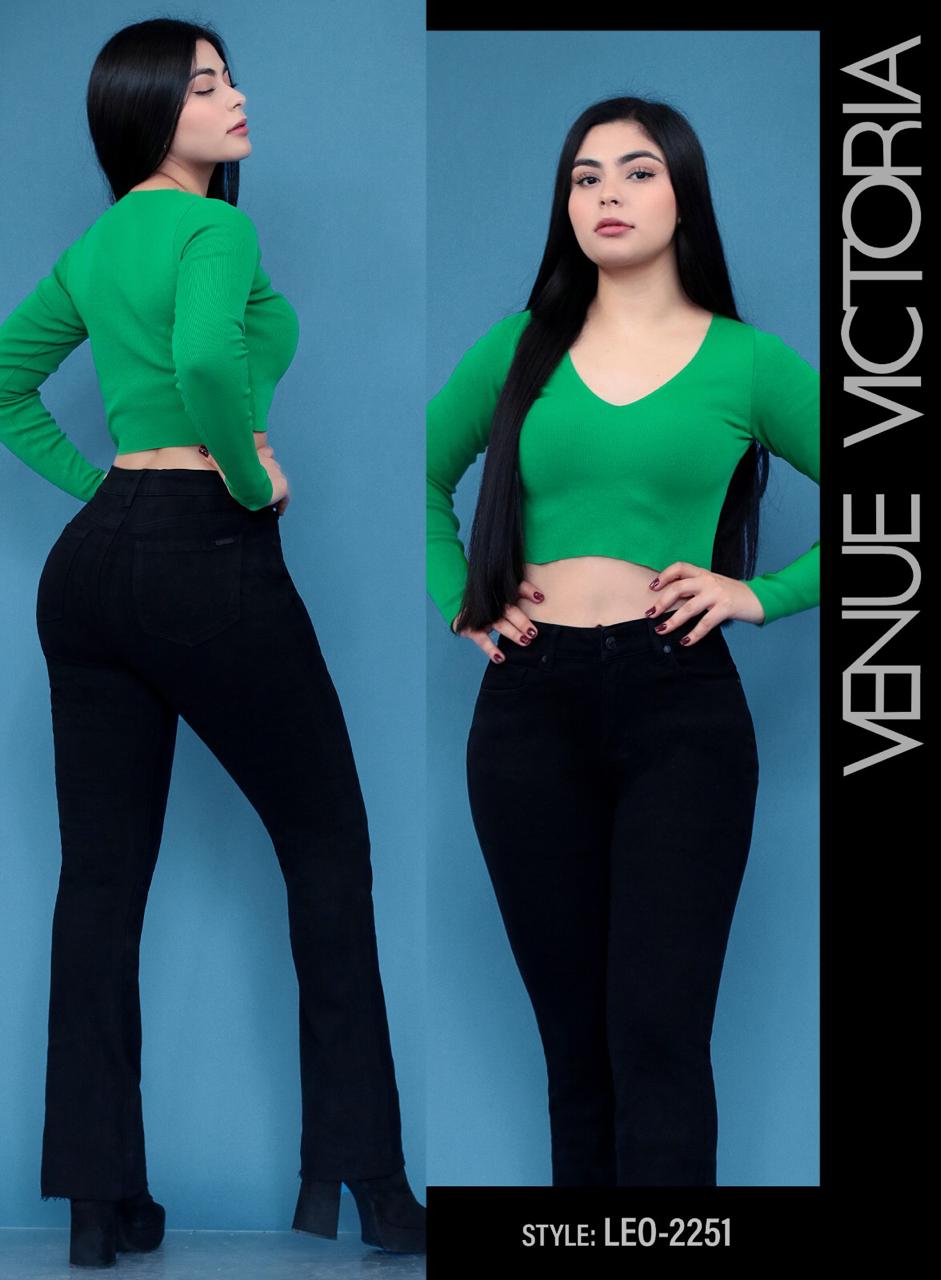 VENUE VICTORIA 2251  CROP FLARE BOOTCUT